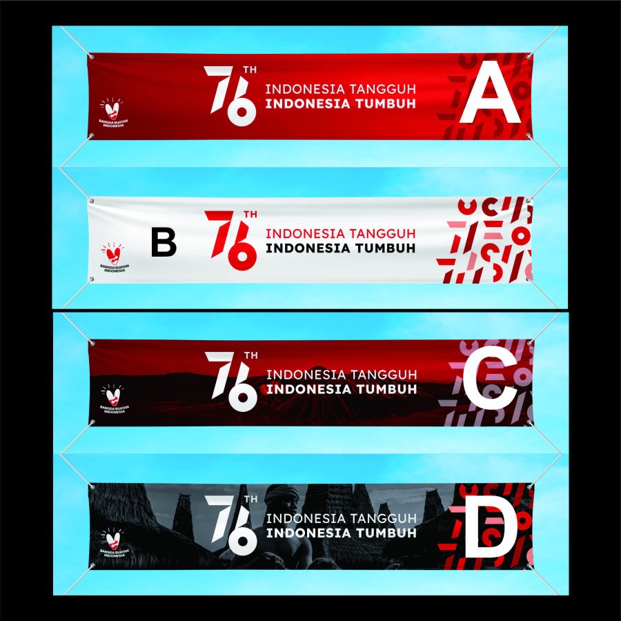 Banner Fleksi Hut RI 76 hiress