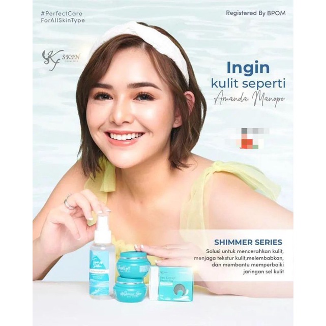 KF SKIN SHIMMER SKINCARE PAKET WAJAH BPOM ORIGINAL
