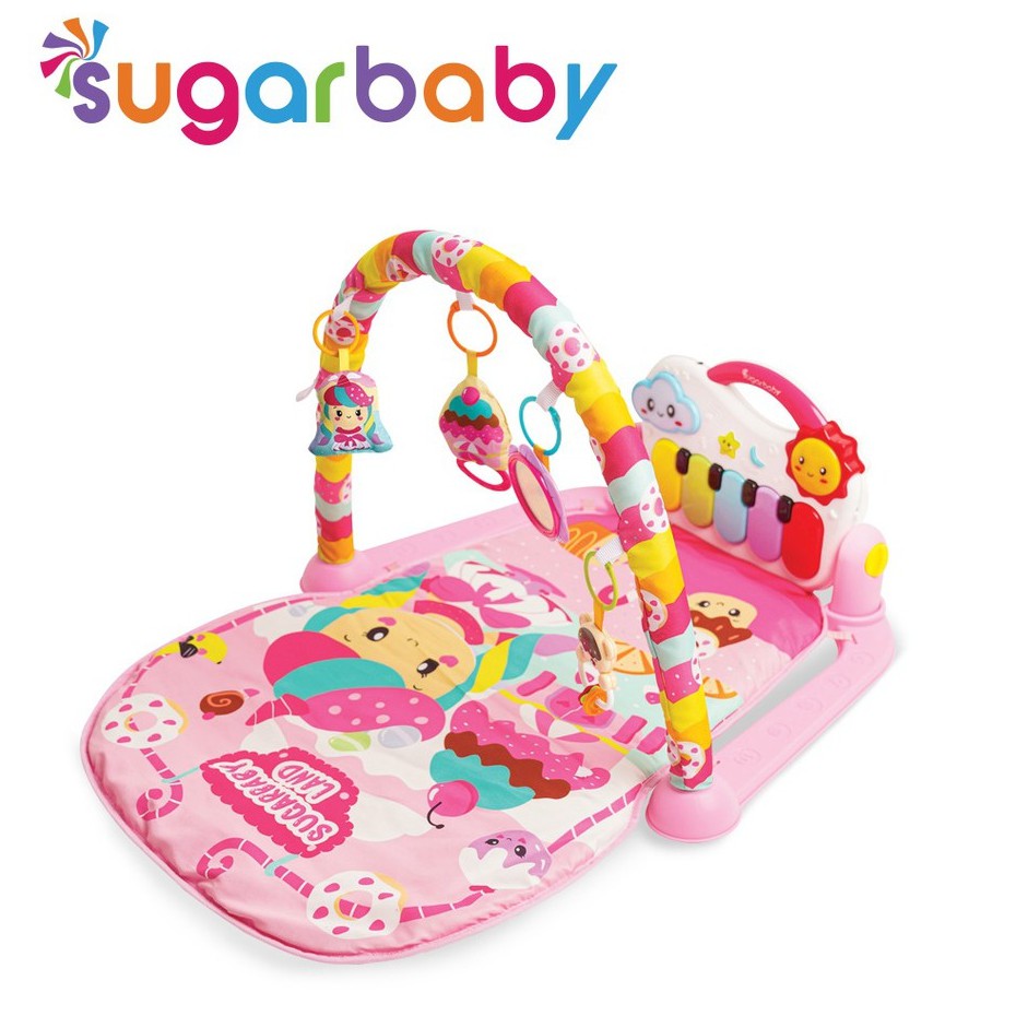 Sugar Baby Day and Nite Piano Playmat Pink Sugar Land