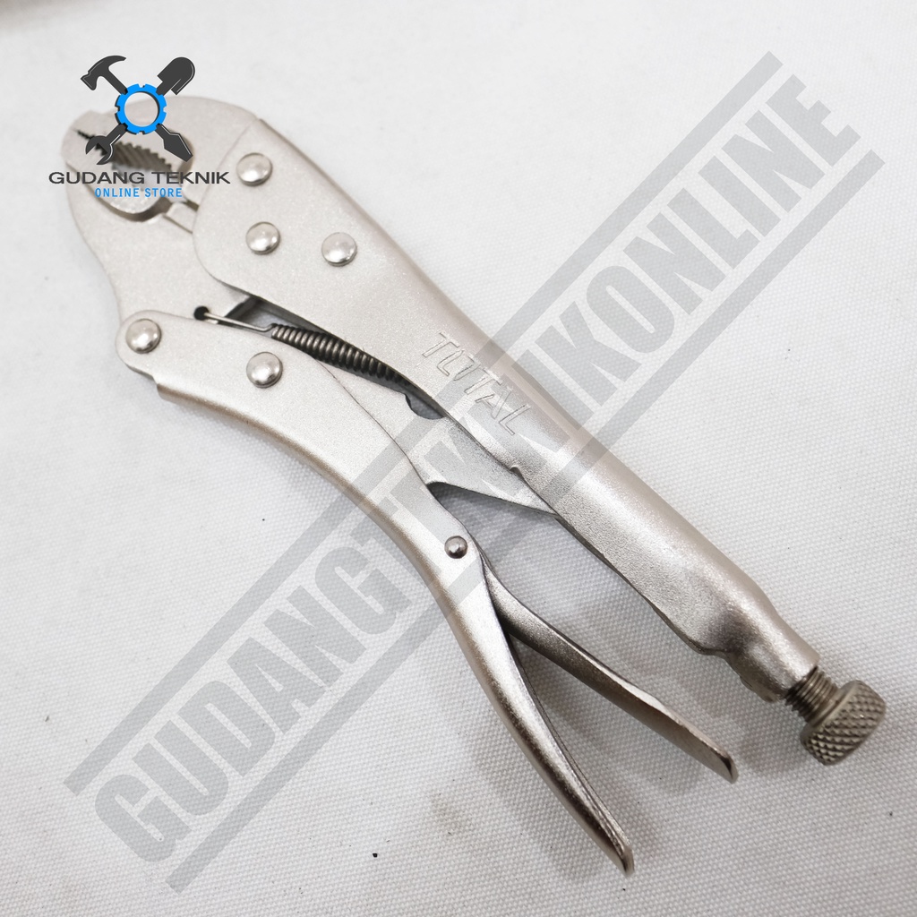 Tang Jepit TOTAL THT191003 / Tang Buaya THT 191003 - Tang Locking Plier 10&quot;