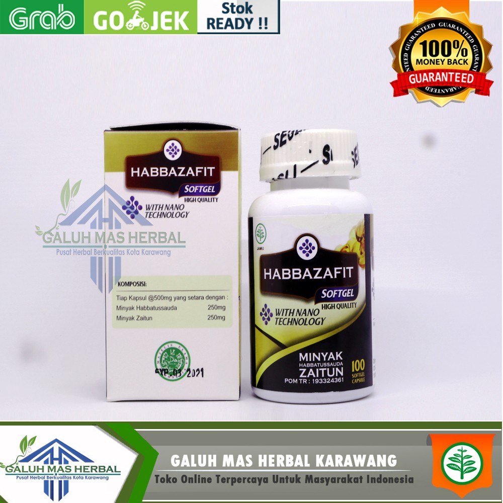 Walatra Habbazafit Softgel Habazza 100 Habazzafit Habbatussauda