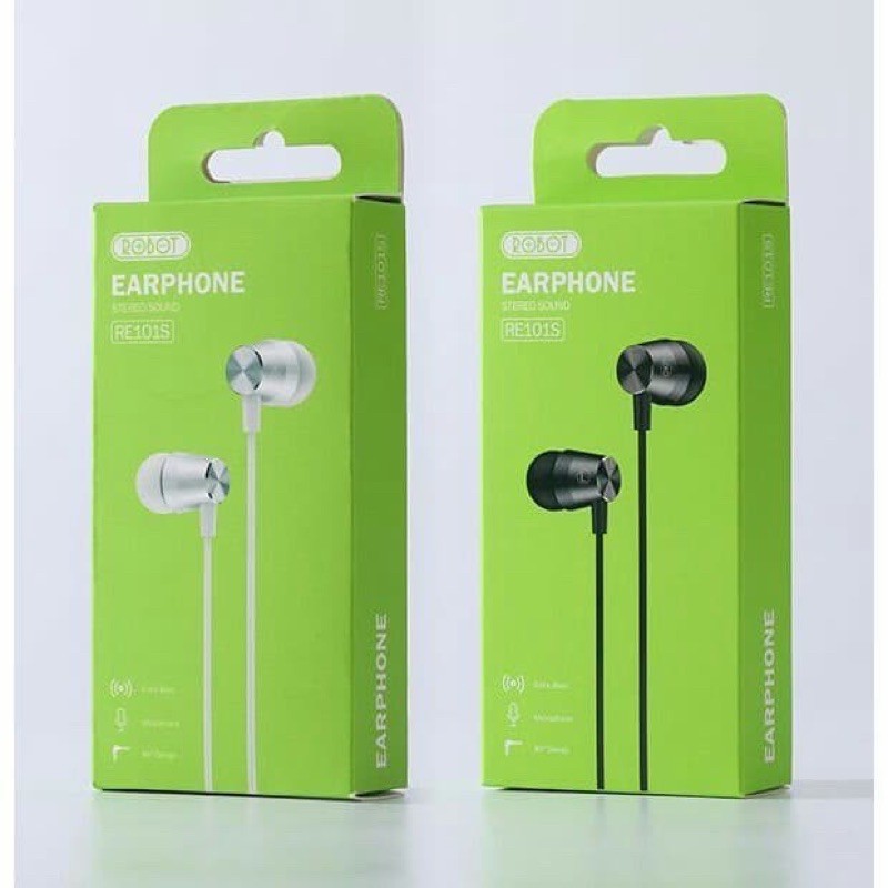 Handsfree Robot RE101S / Headset Robot RE101S / Earphone / Karet / Original ROBOT