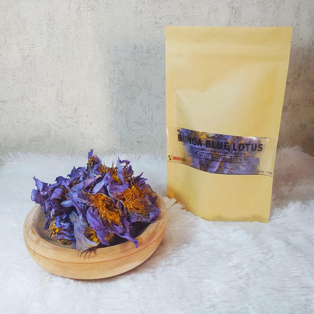 

Dried Blue Lotus Nymphaea Caerulea Premium 15g