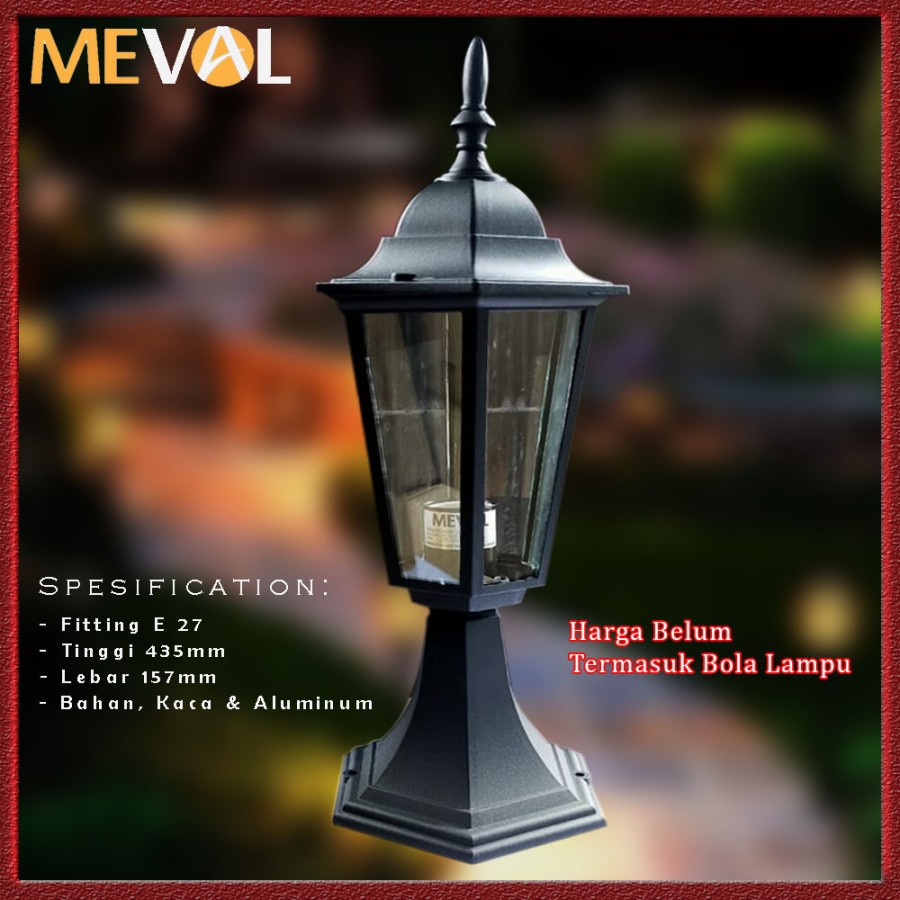 Lampu Pilar/ Lampu Taman / Lampu Pagar Minimalis MEVAL 10