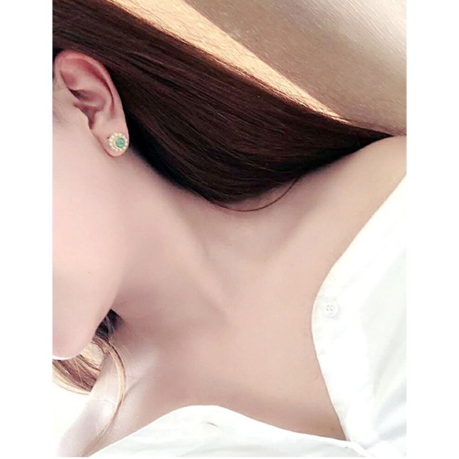 LRC Anting Tusuk Fashion Pearl Earrings F4878X