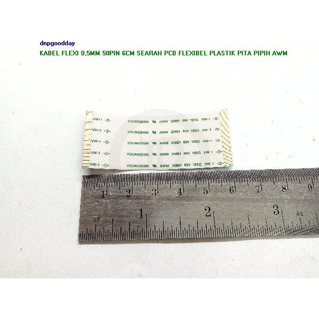 

Kabel Flexi 0,5Mm 50Pin 6Cm Searah Pcb Flexibel Plastik Pita Pipih Awm Dnpgood11 Ayo Order