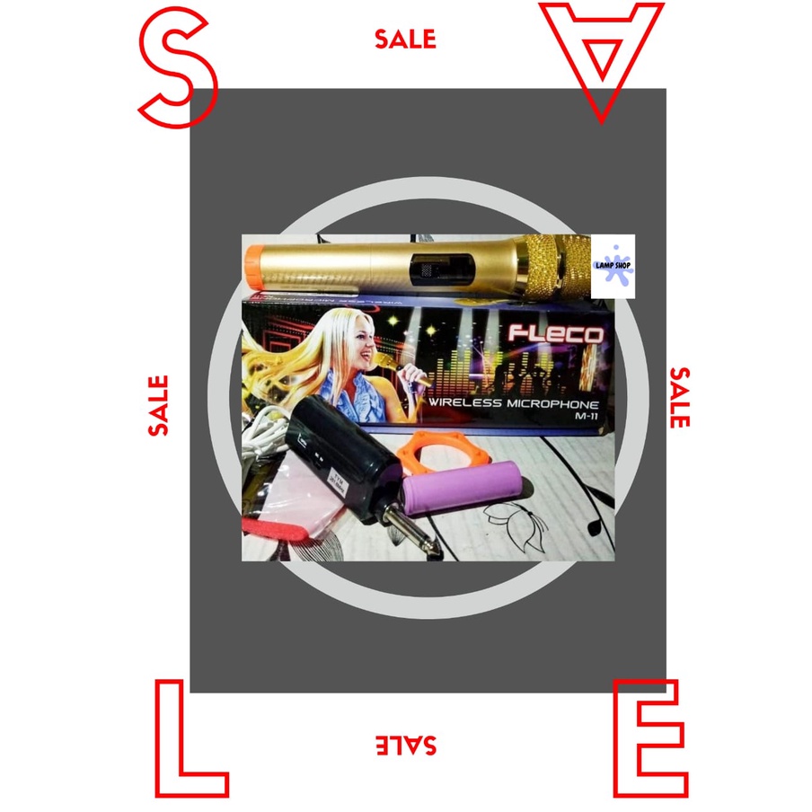 Mic Wireless Microphone Fleco M11