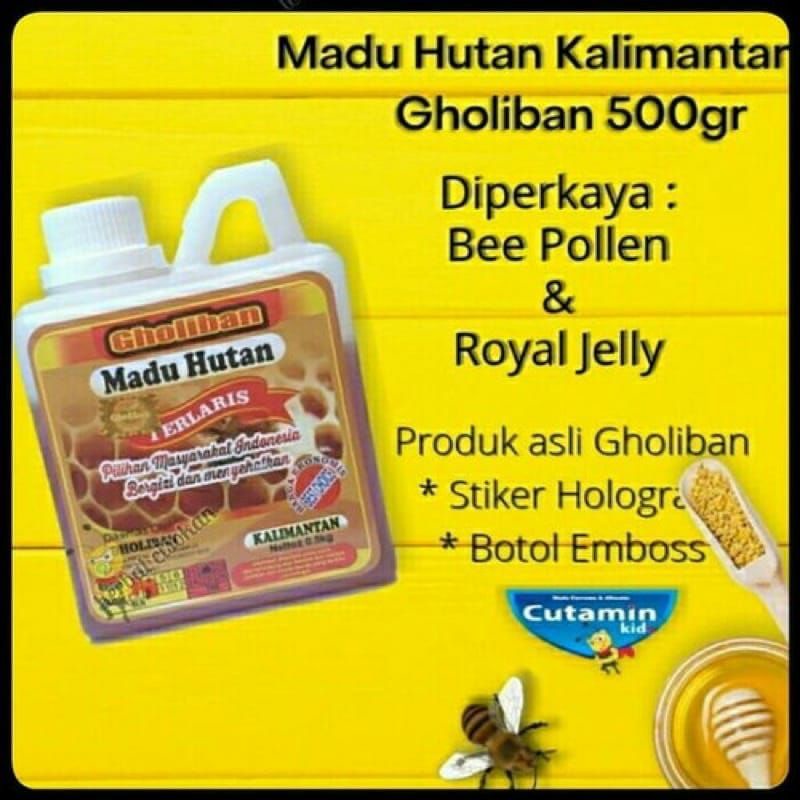 

Madu Hutan Gholiban 1/2 Kg || Madu Hutan Gholiban Kalimantan 500 gr