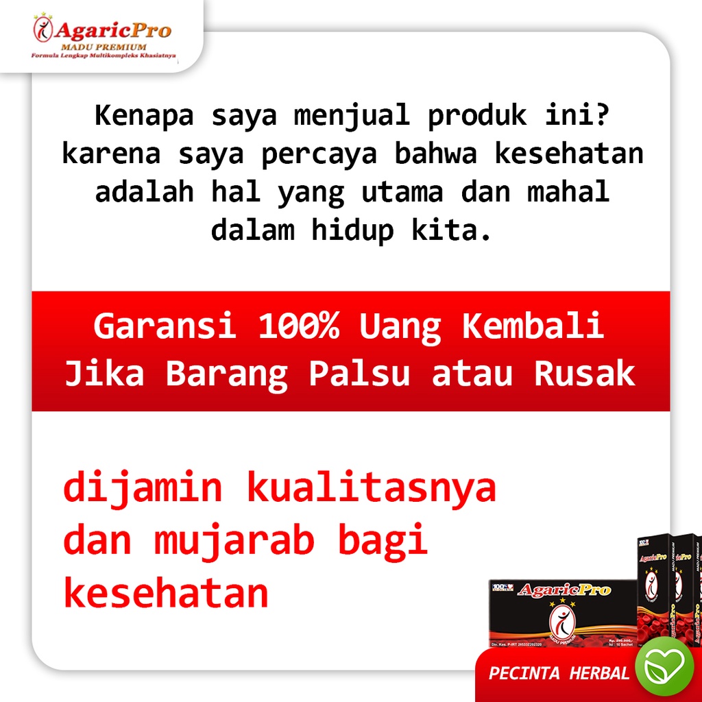Obat Asma Sesak Nafas Paru Paru Sinusitis Batuk Gurah Perokok - Madu Agaricpro Herbal Alami-5