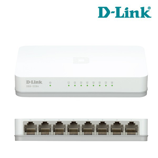 Switch/Hub DLink DES 1008C 8 Port 10/100Mbps