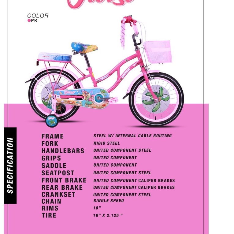 sepeda anak twist 16  united