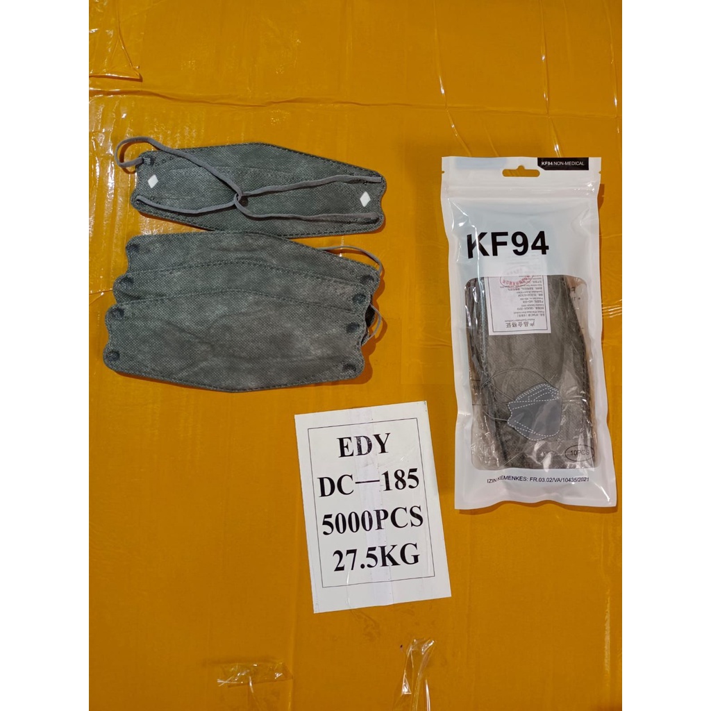 HWLB MASKER HIJAB HEADLOOP MUSLIM JILBAB KF94 | isi 10 putih | non medis non surgical