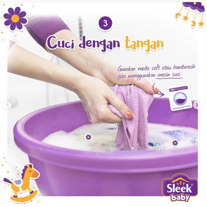 450 ML (Pouch) Sleek Baby LAUNDRY DETERGENT / Paket Spesial Deterjen Cair Konsentrat sabun cuci baju bayi refill