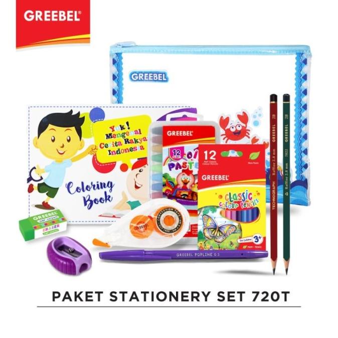 

/////] GREEBEL Paket Alat Tulis Stationery Set 720 T