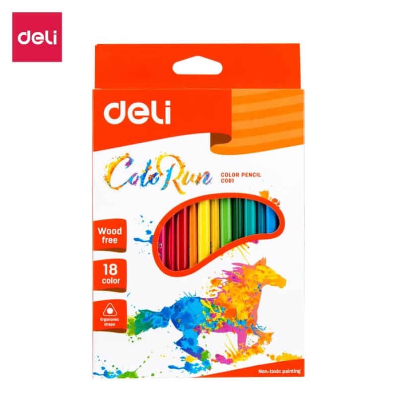 

Deli Colored Pencil Plastic 18C EC00110