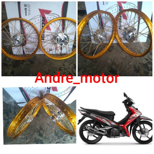 Vleg jari jari variasi 1 set honda supra x 125 DD new 2019