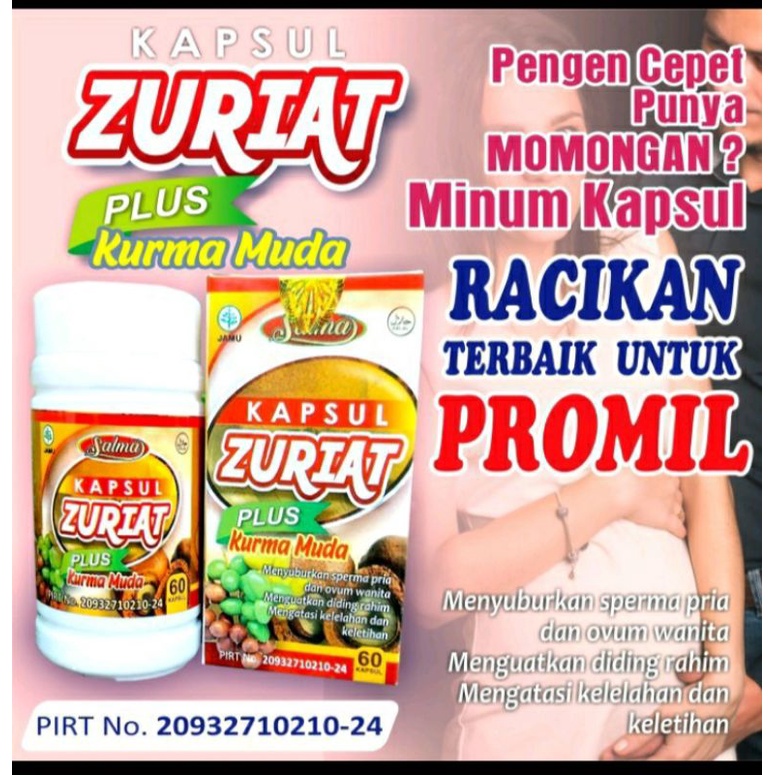 

kapsul Zuriyat plus kurma madu