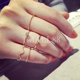 ♥TMALL88♥ Cincin Perak 5PCS H25 Wanita Fashion B15