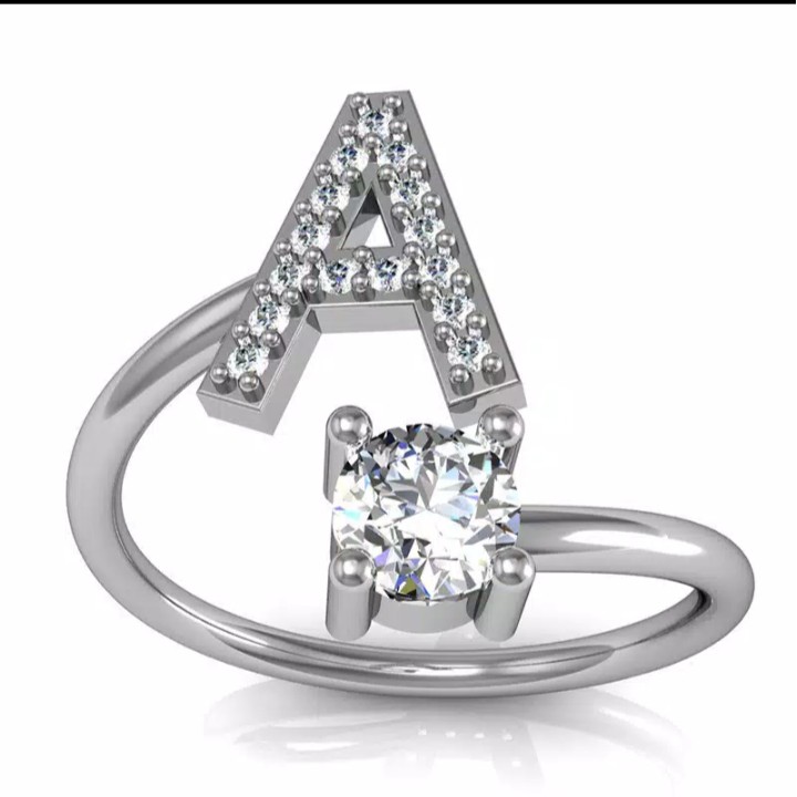 calistanauliolshop Cincin Huruf A-Z (COD)