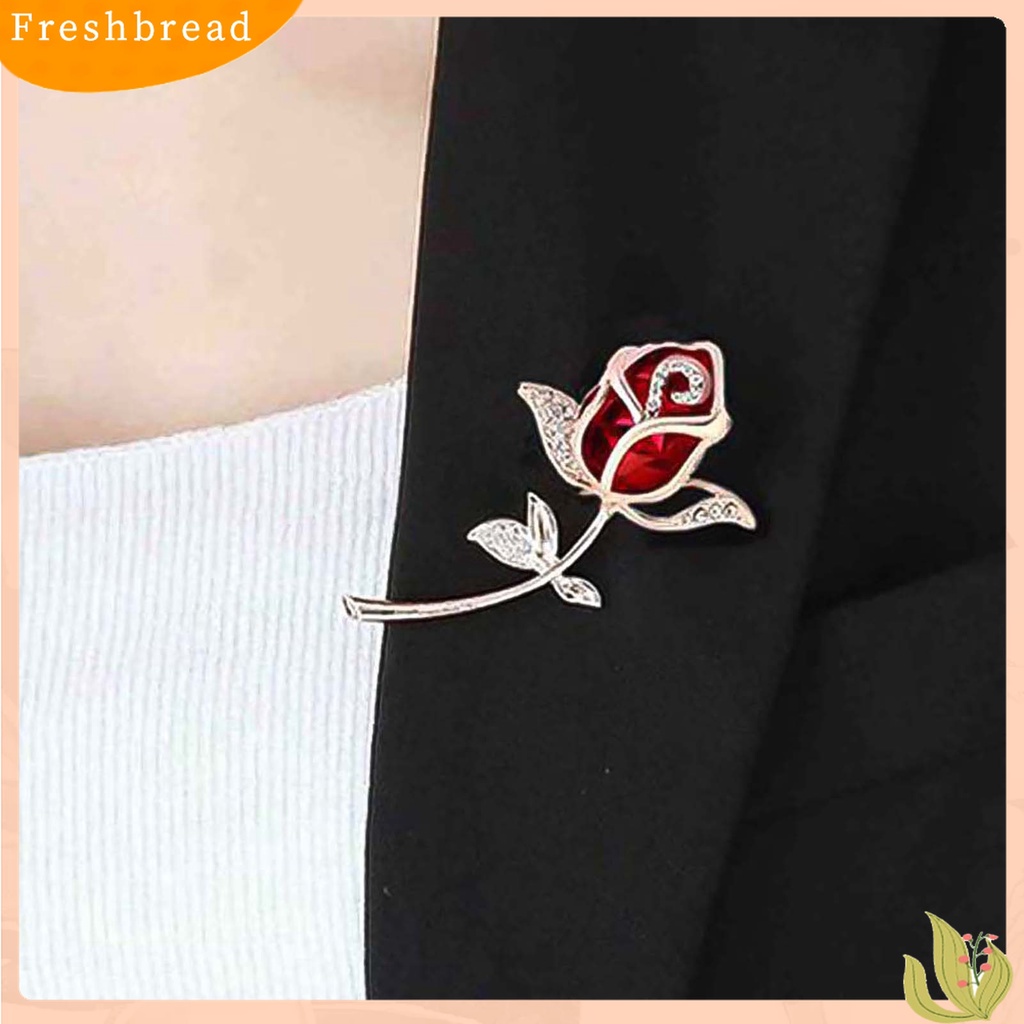 Fresh| Bros Bentuk Bunga Mawar Bahan Alloy Untuk Wanita