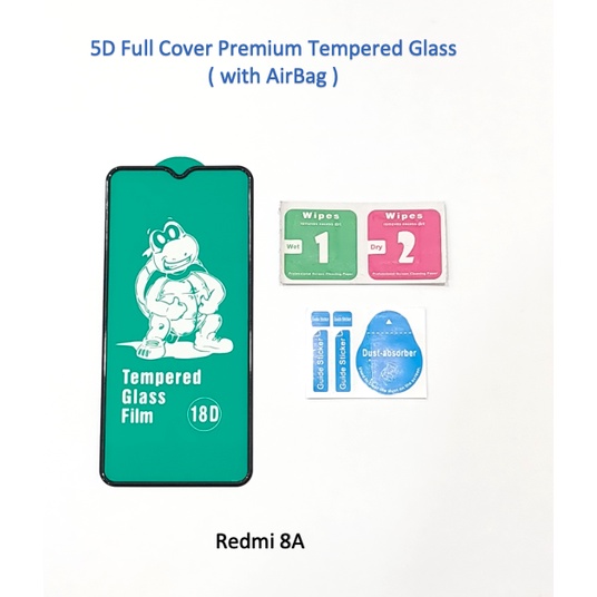 Xiaomi Redmi 8 / Xiaomi Redmi 8A 3D 4D 5D Full Cover Premium Tempered Glass