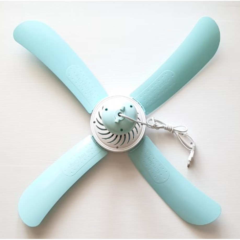 KZK Kipas Gantung 28W 4 Baling2 / Mini Fan / Heli Fan / Kipas Angin