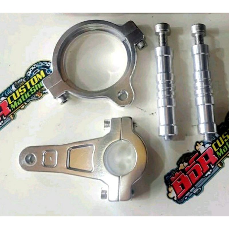 breket stabilizer stang ninja R dan ninja RR breket stabilizer stang ninja as 26 dan as 33