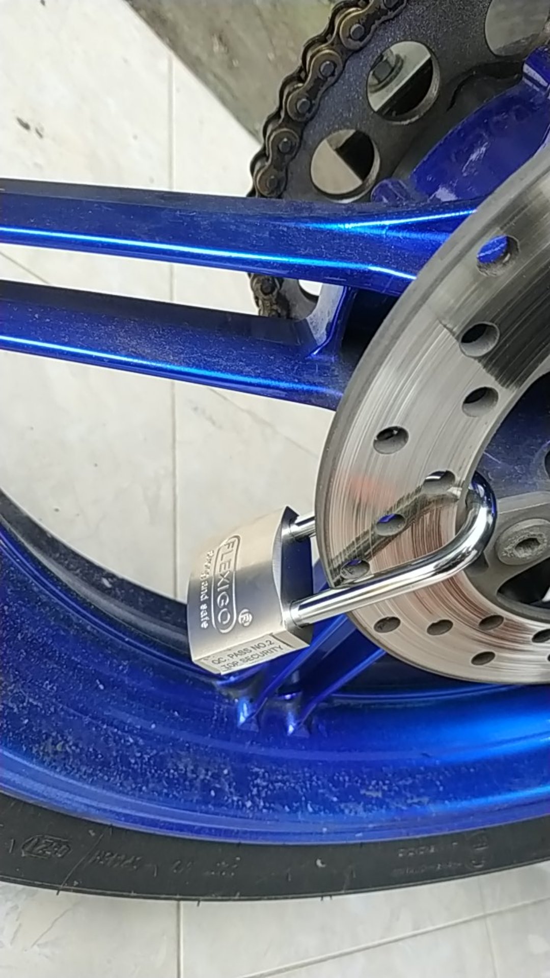 Flexigo Gembok Anti Maling 40 Mm Panjang, Silinder Kuningan Anti Kimia