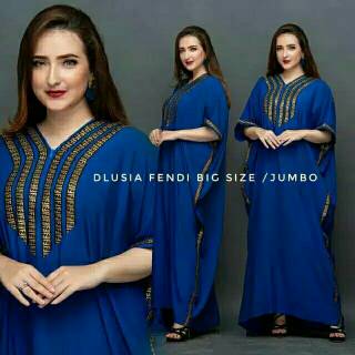  DASTER  ARAB KAFTAN FENDI RESLETING DEPAN BUSUI MODEL  