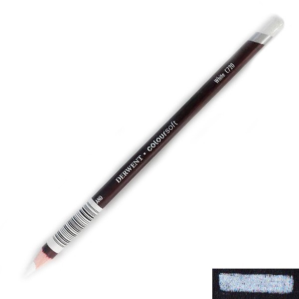 

Derwent Coloursoft Pencil - White (C720) / Pensil Highlight