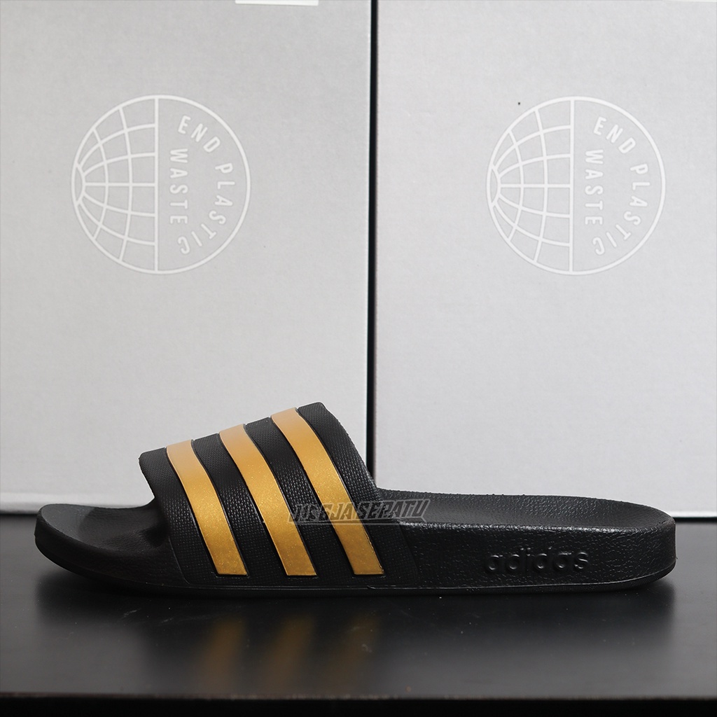 Sandal Adidas Adilette Aqua Slide - Black Gold