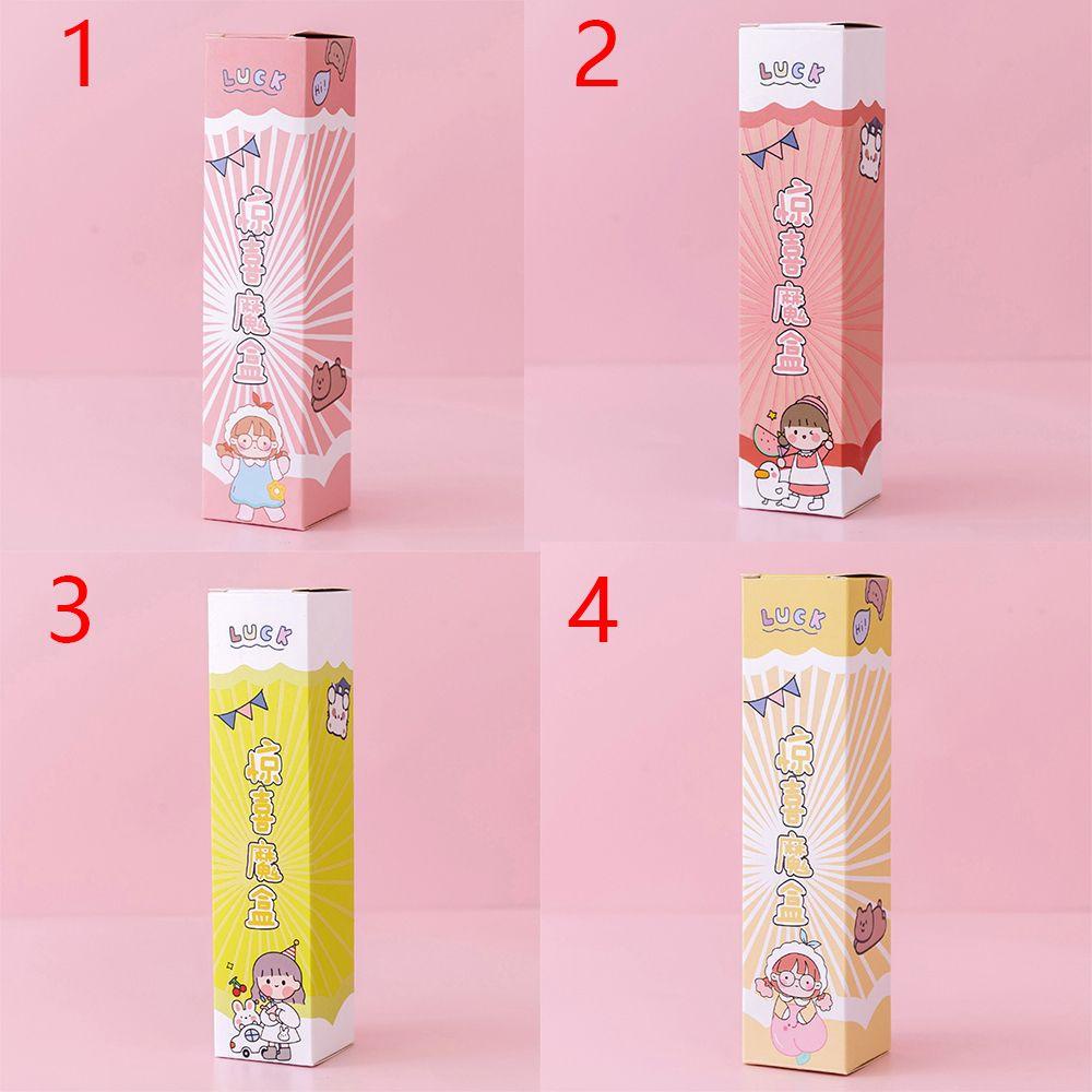 Populer 3pcs Gel Pen/2pcs Refill Box Pen Set Kartun Kawaii Alat Tulis Dekompresi