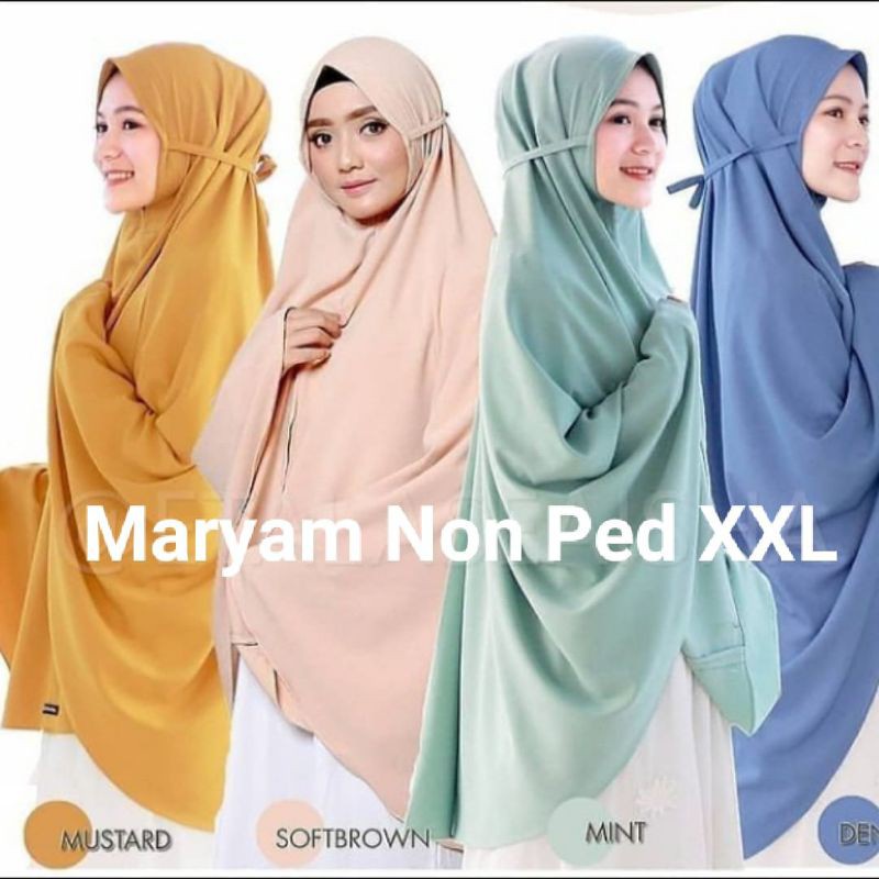 [FaFi] BERGO JUMBO WOLFIS SIZE XXL /BERGO TALI/HIJABKHIMAR/KHIMAR JUMBO/HIJAB BERGO/MAKASSAR MURAH