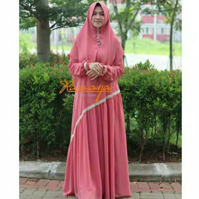 Ranaya gamis syar'i set khimar