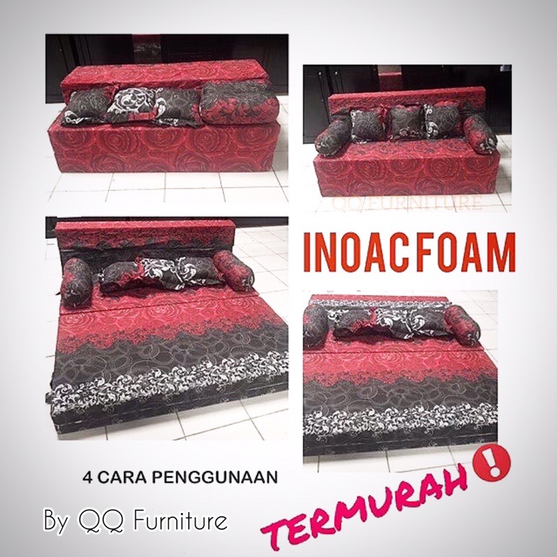 SOFA BED BUSA INOAC TEBAL 20cm 160x200x20 Sofabed no 2