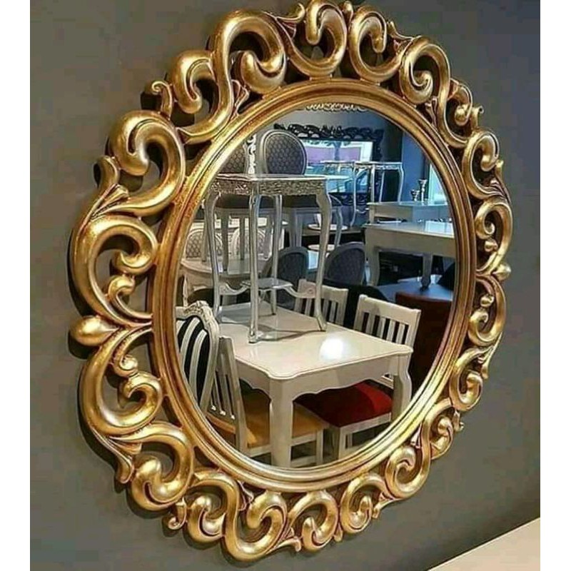 mirror ukir jepara/kaca dinding jati jepara/figura jati jepara