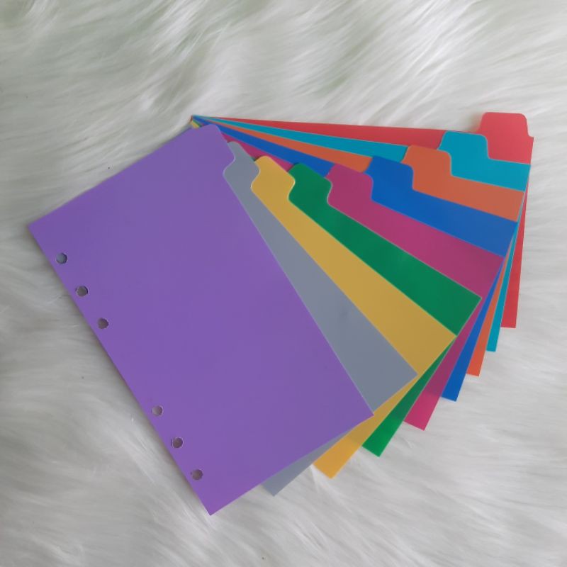 

Pembatas Binder Plastik Divider A6 A5 B5