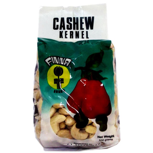 

kacang mede mente mete oven roasted panggang cashew 500g FINNA