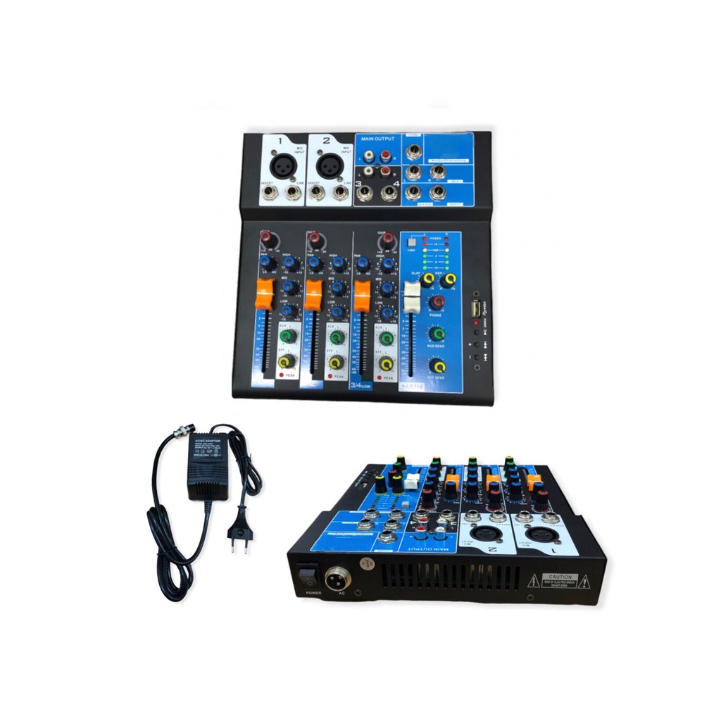 mixer audio 4 channel  F-RU