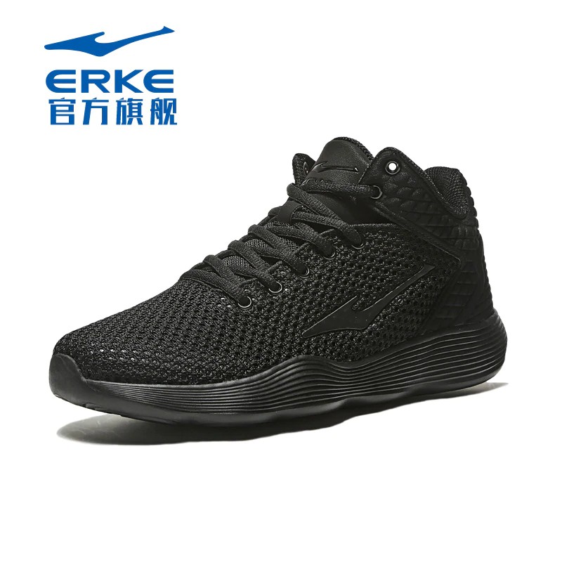 Sepatu basket Erke men's shoes basketball shoes 2018 new life  wear-resistant non-slip high-top