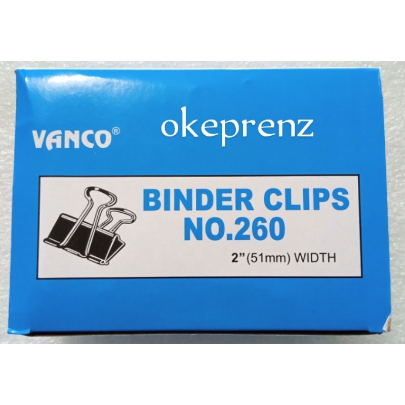 

Binder clip 260 penjepit kertas (isi 12)
