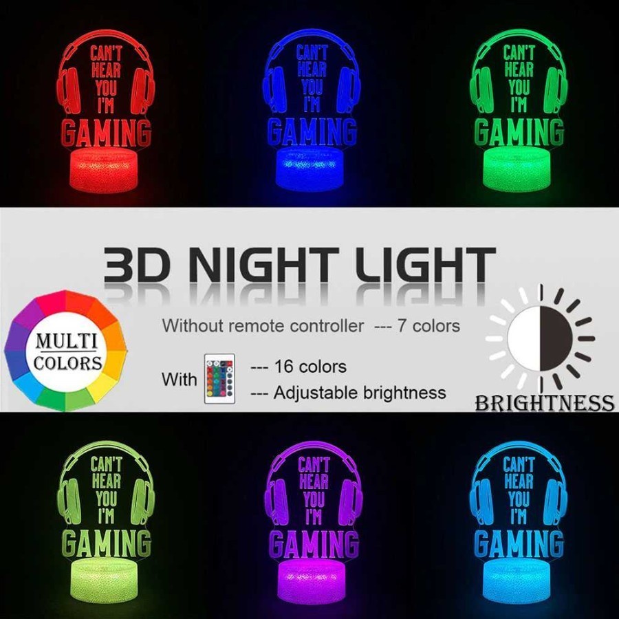 LAMPU HIAS GAMING VISUALIZATION LAMP EFEK 3D