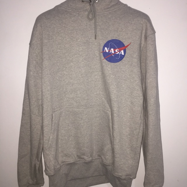 h&m nasa hoodie grey