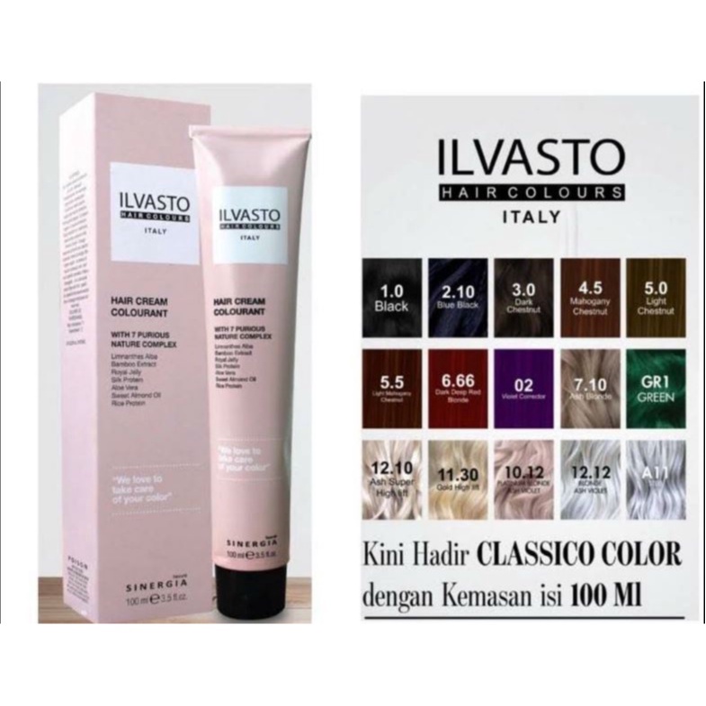 ☘️Yuri Kosmetik☘️ Ilvasto Italy Cat Rambut Classico 100 ML