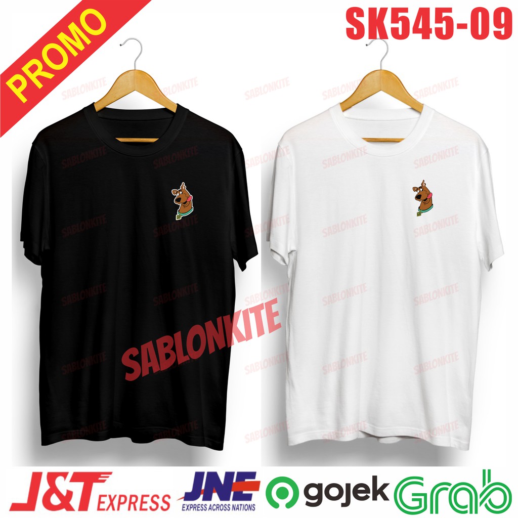 murah!!! kaos scoby doo sk545 unisex combed 30s