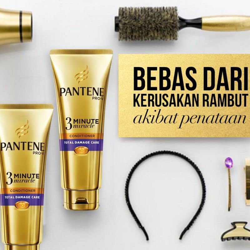 [ PANTENE ] Total Damage Care 3 Minute Miracle Conditioner