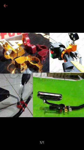 Breaket Spion Di Stang CNC Universal Import ( Harga Sepasang )