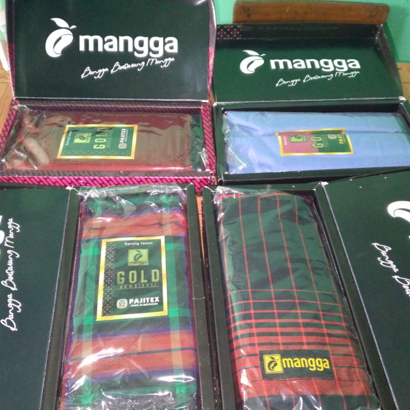 Sarung Mangga Gold Kombinasi