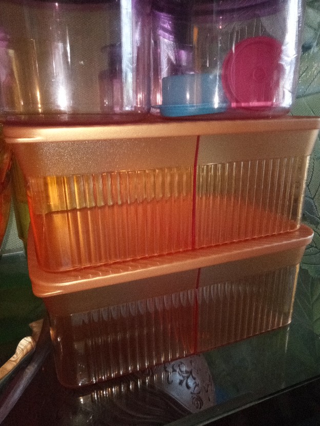 Snack It (hijau, Merah, Gold, Toska, Ungu, Hijau Lime) 1 Pcs Toples Crsytal Tupwr