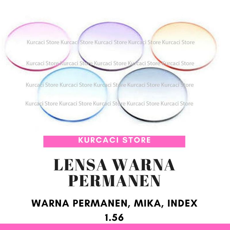 Lensa Minus Warna, Lensa Minus Warna Gradasi, Lensa Minus Warna Permanen (9)